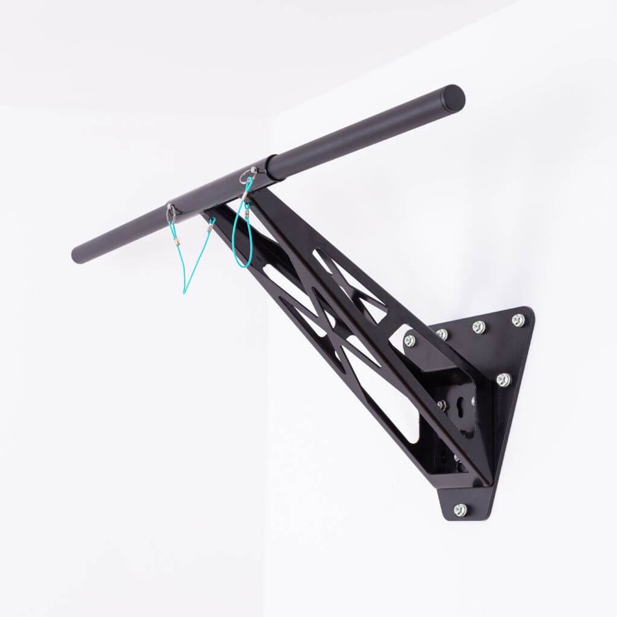 PULLUP & DIP Pro - Rechte Pull-up & Muscle-up Stang - Extra Breed Design - Ideaal voor Muscle-ups - Robuust Staal thumbnail 4