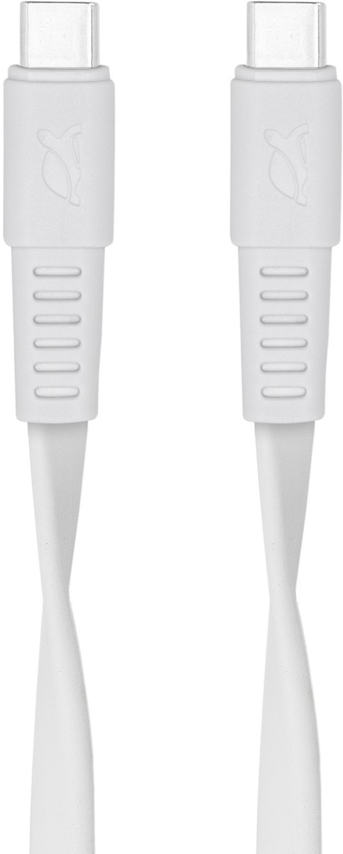 Rivacase PS6005 - Platte USB-C naar USB-C Kabel - Plat Ontwerp - 2.1m