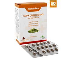 Momordica Pumpkin Seed Oil Capsules – Pompoenpitolie met Saw Palmetto, Brandnetel & Selderij – 60 Capsules