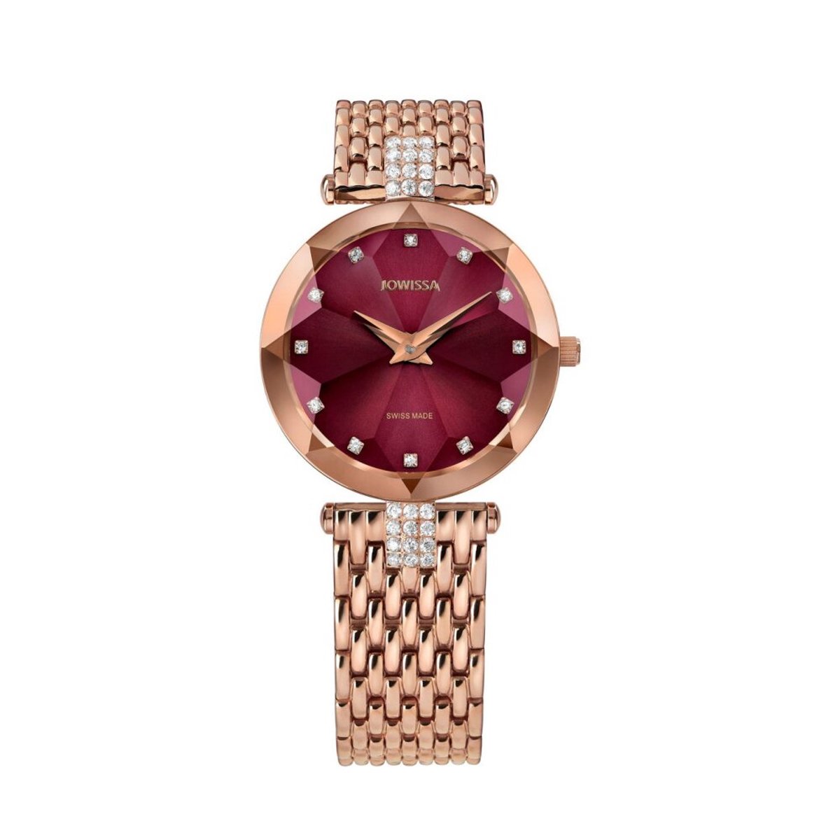 Jowissa - J5.772.M - Polshorloge - Dames - Quartz - Facet Strass