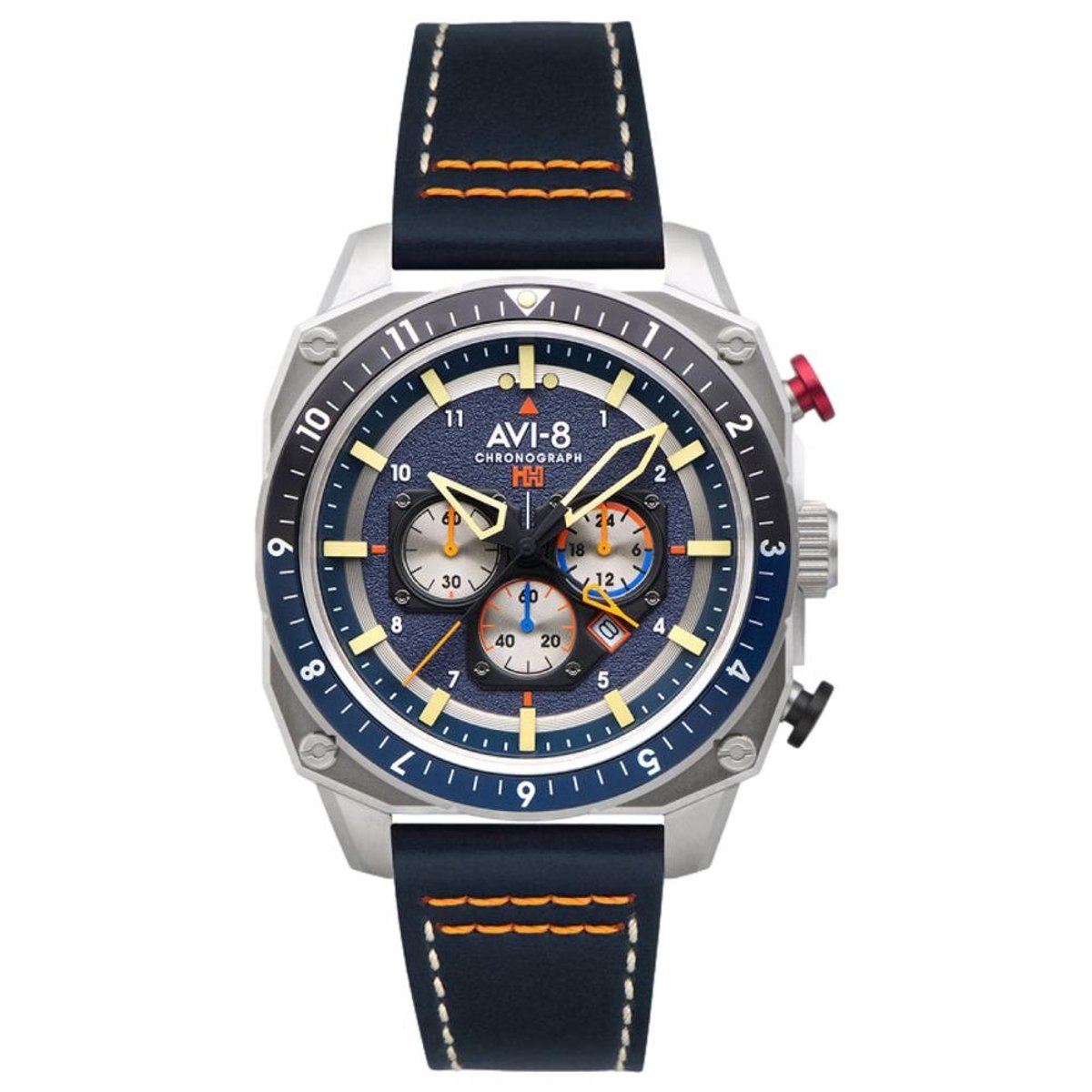 AVI-8 - AV-4100-02 - Polshorloge - Heren - Quartz - HAWKER HUNTER DUAL TIME