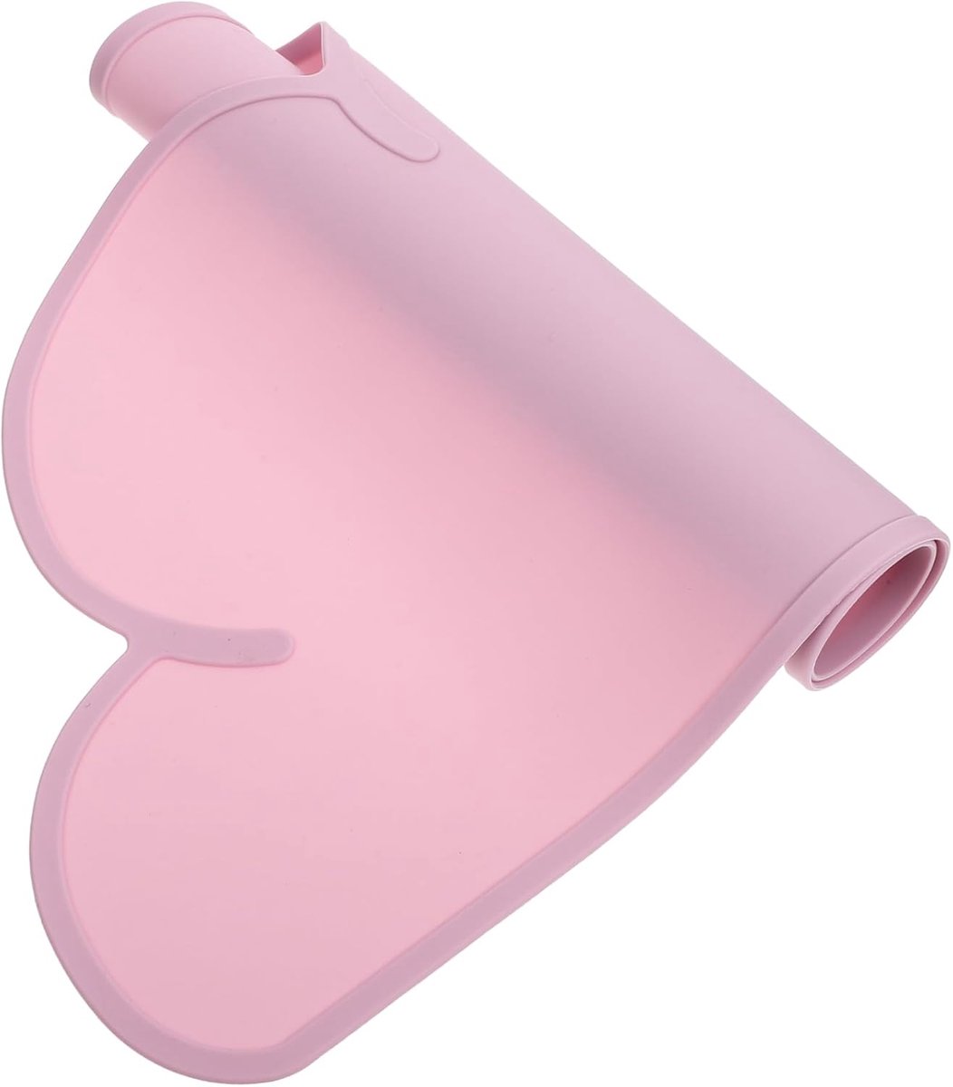 Huisdier Placemat - Voedermat - Schoon Eten - Warmte-isolatie - 48 x 27 cm - Roze