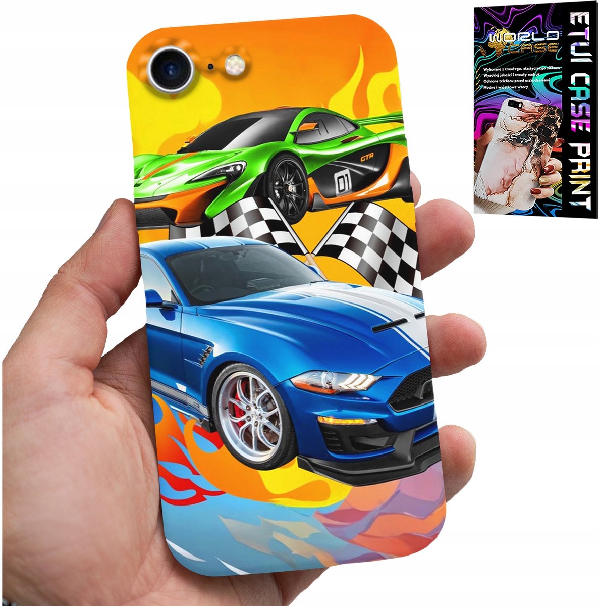 iPhone 7 / 8 / SE2 hoesje - voor kinderen, raceauto's