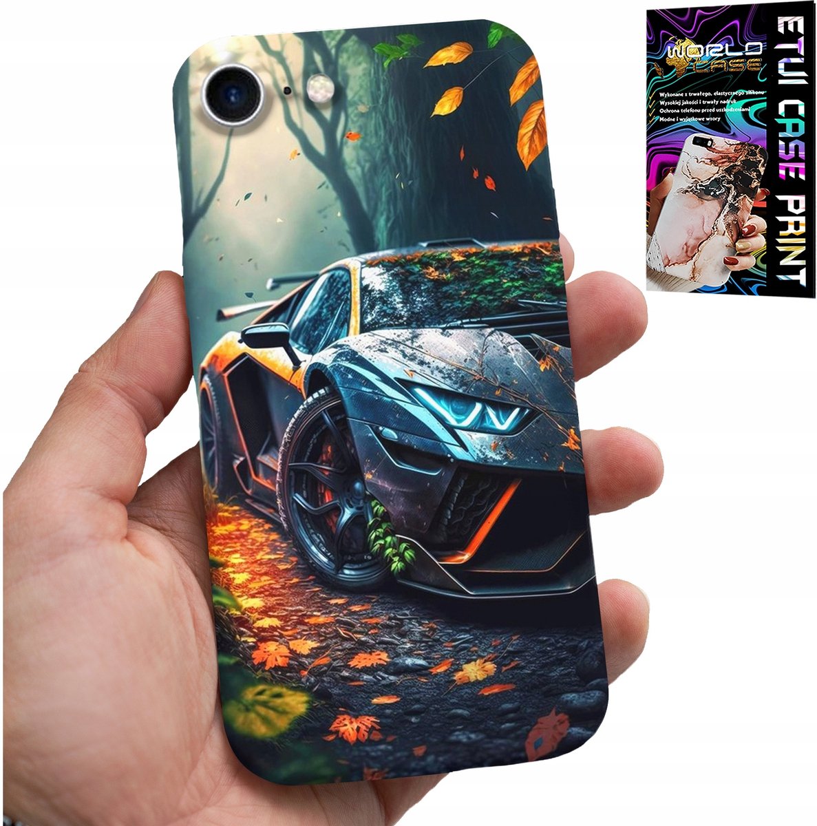 iPhone 7 / 8 / SE2 hoesje - luxe auto's, supercars patronen