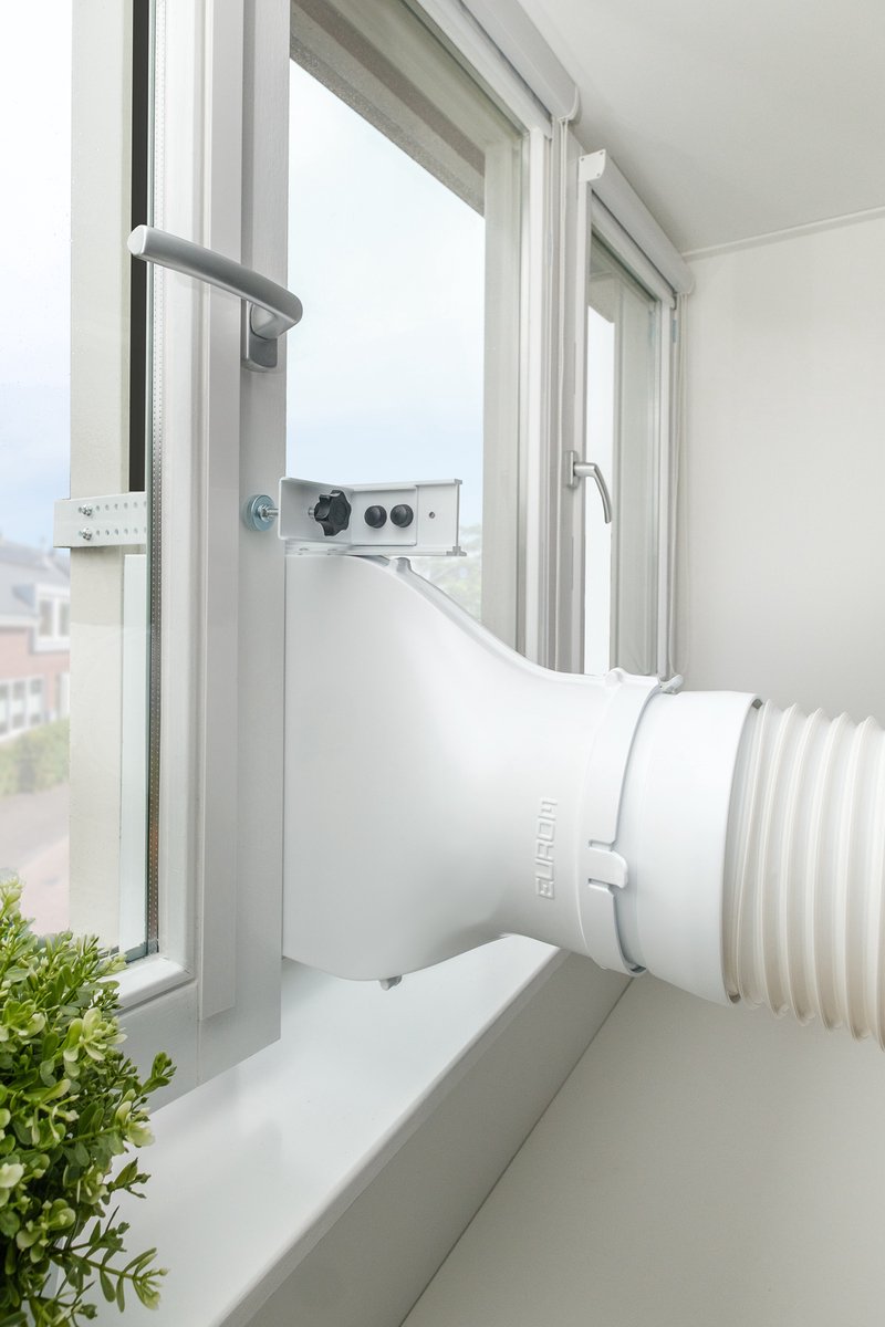 Window Way-Out - Afvoerset voor mobiele airco - Luchtafvoer - Geschikt tot 18.000BTU – foto 2