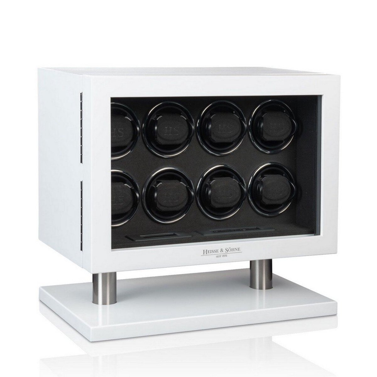 Heisse Söhne - 70019-234.151 - Horlogeopwinder - voor 8 horloges - Collector 8 - Wit