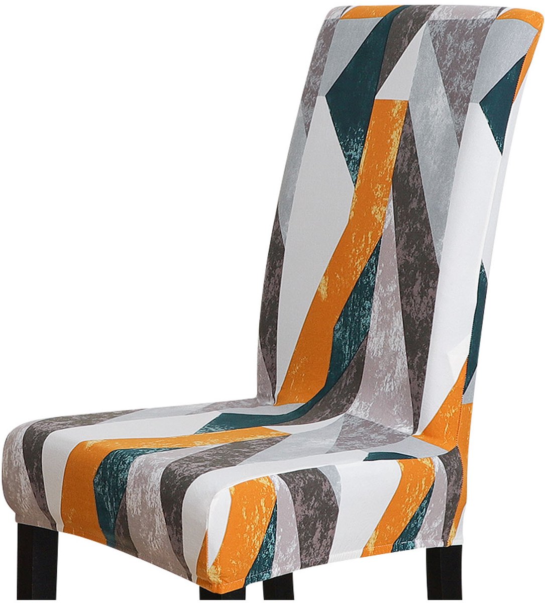 Meble odNowa Serie - Stoelhoes - Geometrische Patronen - Grijs, Groen, Oranje