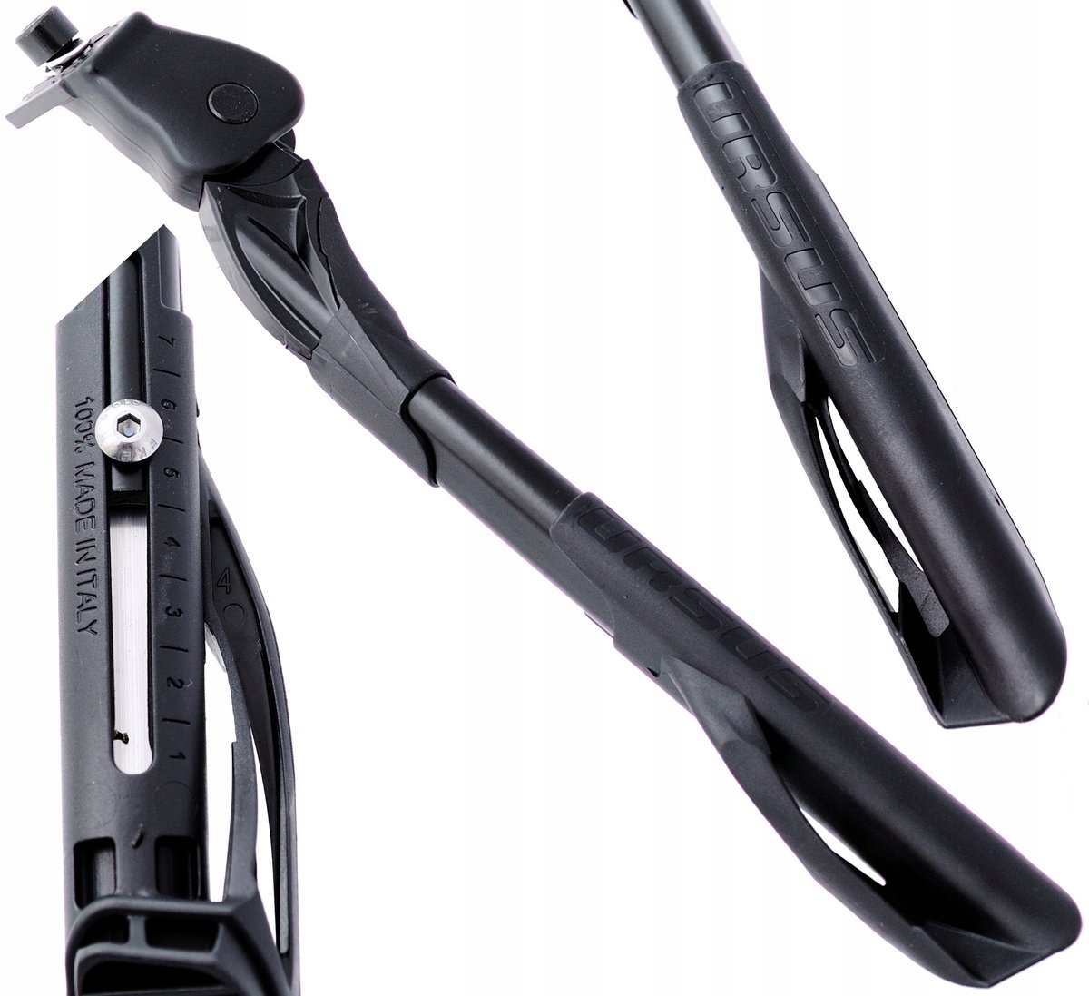 Ursus WAVE - Centrale Fietsstandaard - 26-29" - Aluminium - Zwart