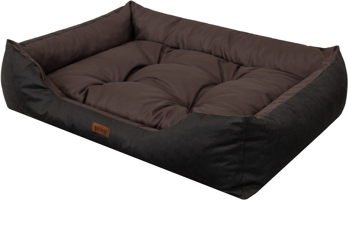 Hobbydog - Puffy Huisdierbed - Waterdicht - Bruin/Zwart