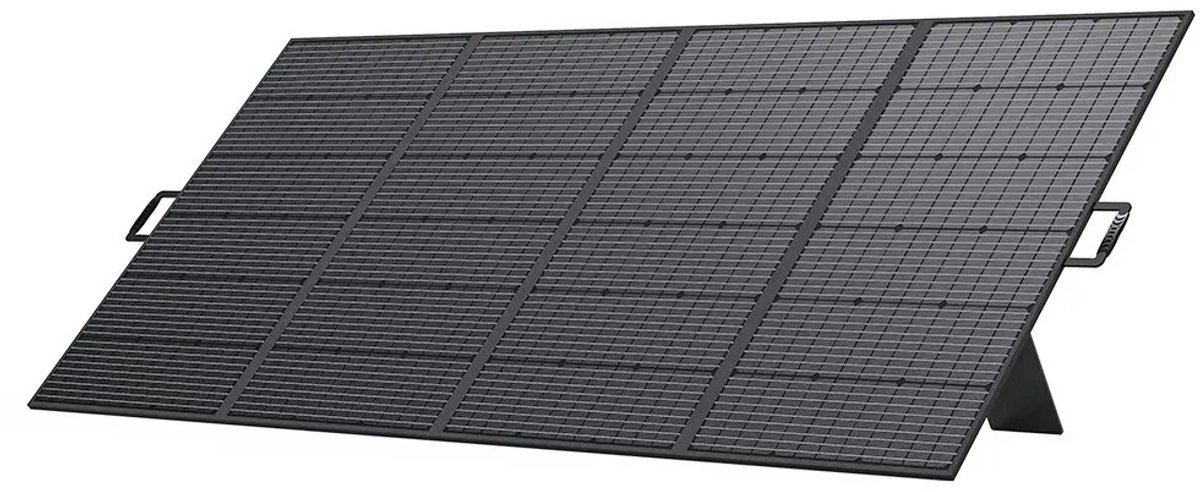 Opvouwbaar Zonnepaneel - Draagbaar Zonnepaneel - 420W Piekvermogen - 23,4% Conversie-efficiëntie - Monokristallijn - IP67 Waterdicht - ETFE Krasbestendige Coating - MC4 Aansluiting - Verstelbare Standaard - Camping Camper Boot