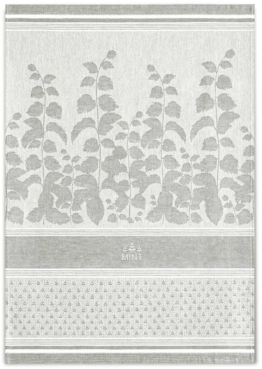 Zwoltex - Keukenhanddoek - 50x70 cm - Mint Grijs