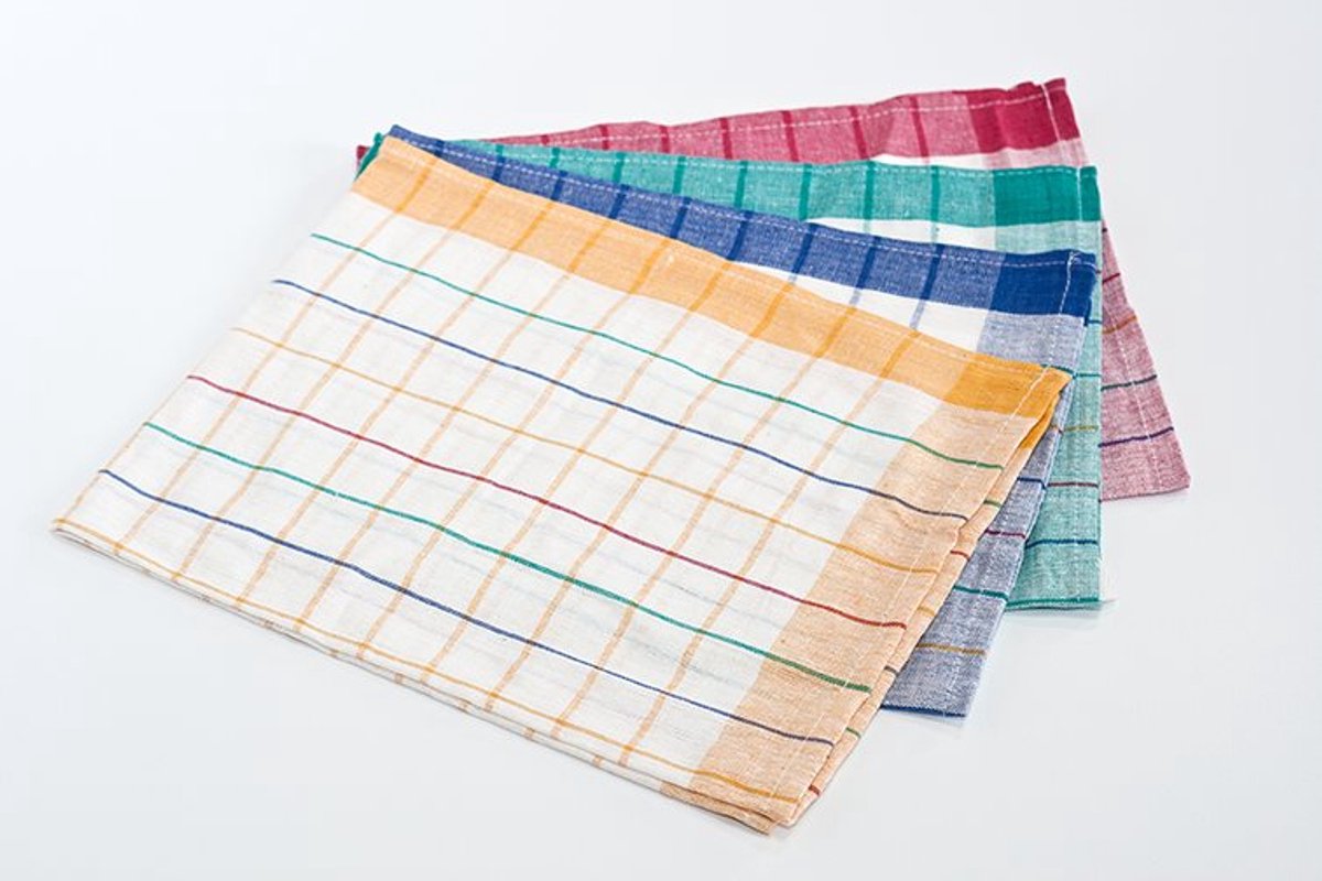 FARO Smakosz - Keukenhanddoeken - 50x70 cm - 100% Katoen - Mix Kleuren