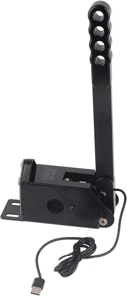 Handrem Simulator - Race Controller - SIM Racing - Verstelbaar Aluminium - 38x20x11 cm - Zwart