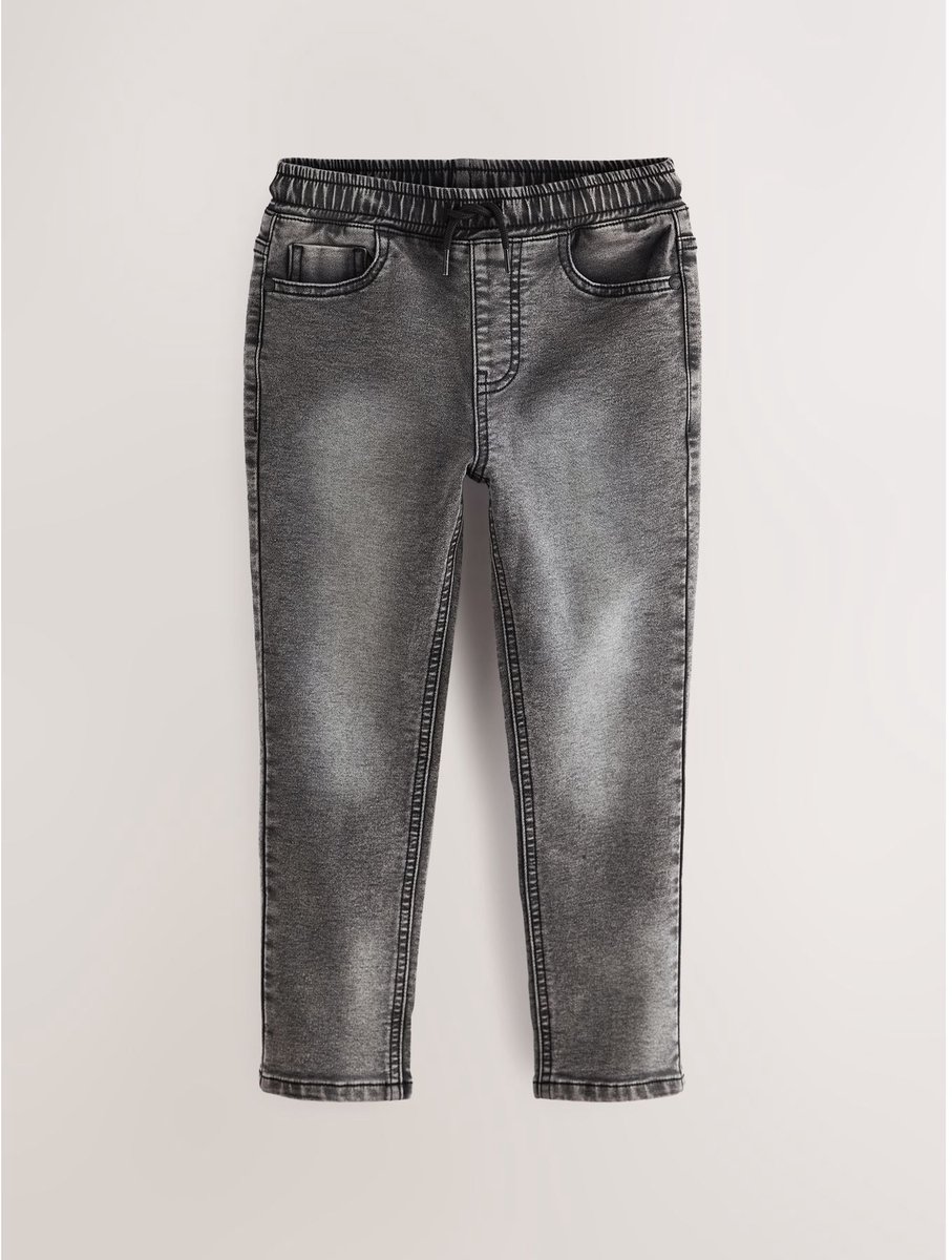 Next - Jongens - Jeans met stretch en elastische taille - Grijs