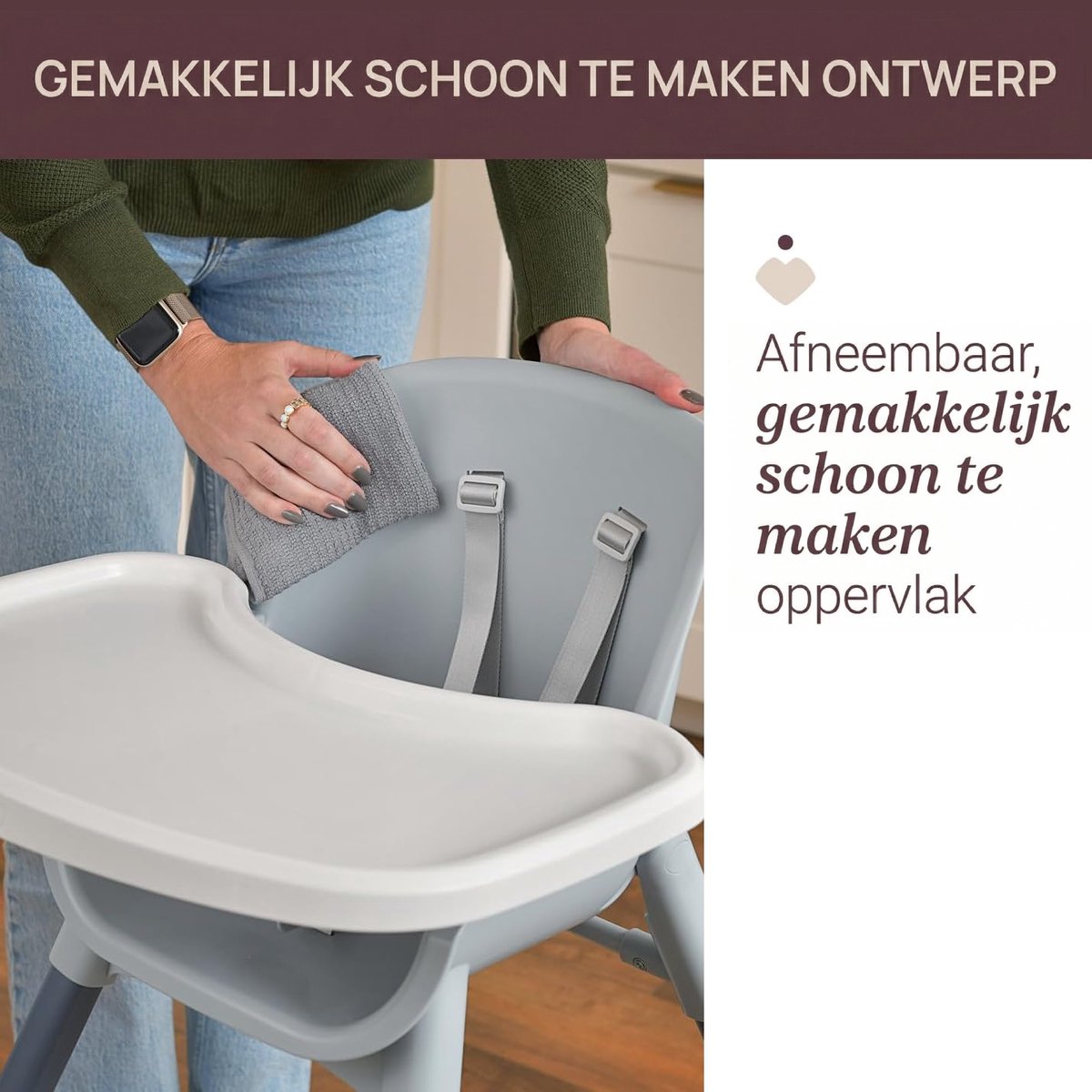 Chicco Zest Kinderstoel - Moon Grey – foto 4