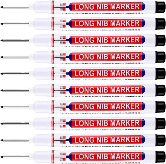 Markers met diep gat - Bouwmarkeringen set - Nauwkeurig markeren
