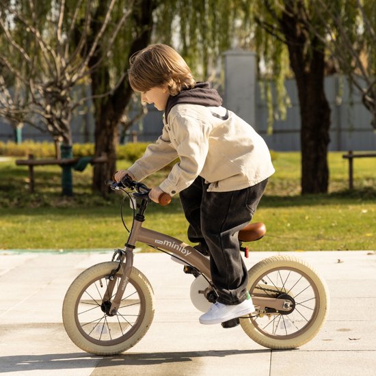 QPLAY Vélo 3 En 1 Trottinette Pour Enfant Avec Roues Gonflables Et Stabilisateurs