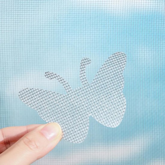 Reparatietape Voor Horren - Horren Plakstrips - Bescherming Tegen Insecten - Stofdichte Plaklaag - 30 Delig - A — afbeelding 5