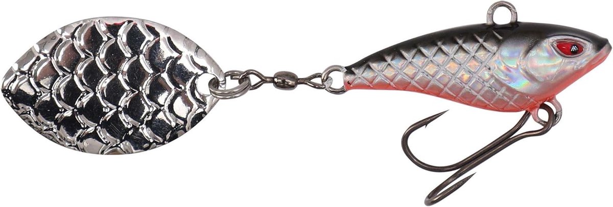 Spinner Wobbler - Jig Lokaas - Snoek Baars Vangen - Combineert Spinner Wobbler - 6 g 55 cm - Bloody Roach