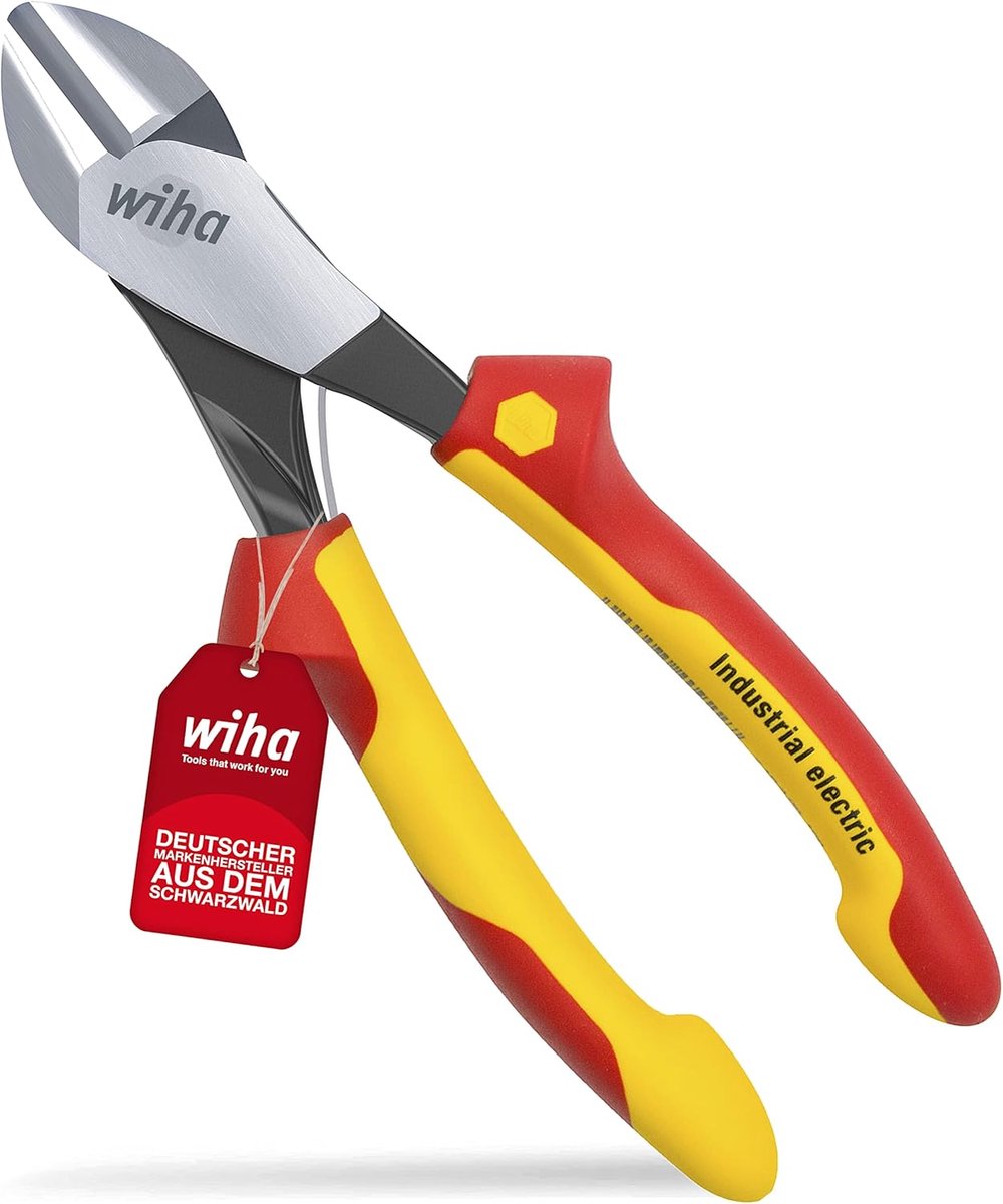 Krachtige Zijkniptang - Industriële Tang - Kabel Doorsnijden - DynamicJoint® Technologie - 200 mm - Zwart