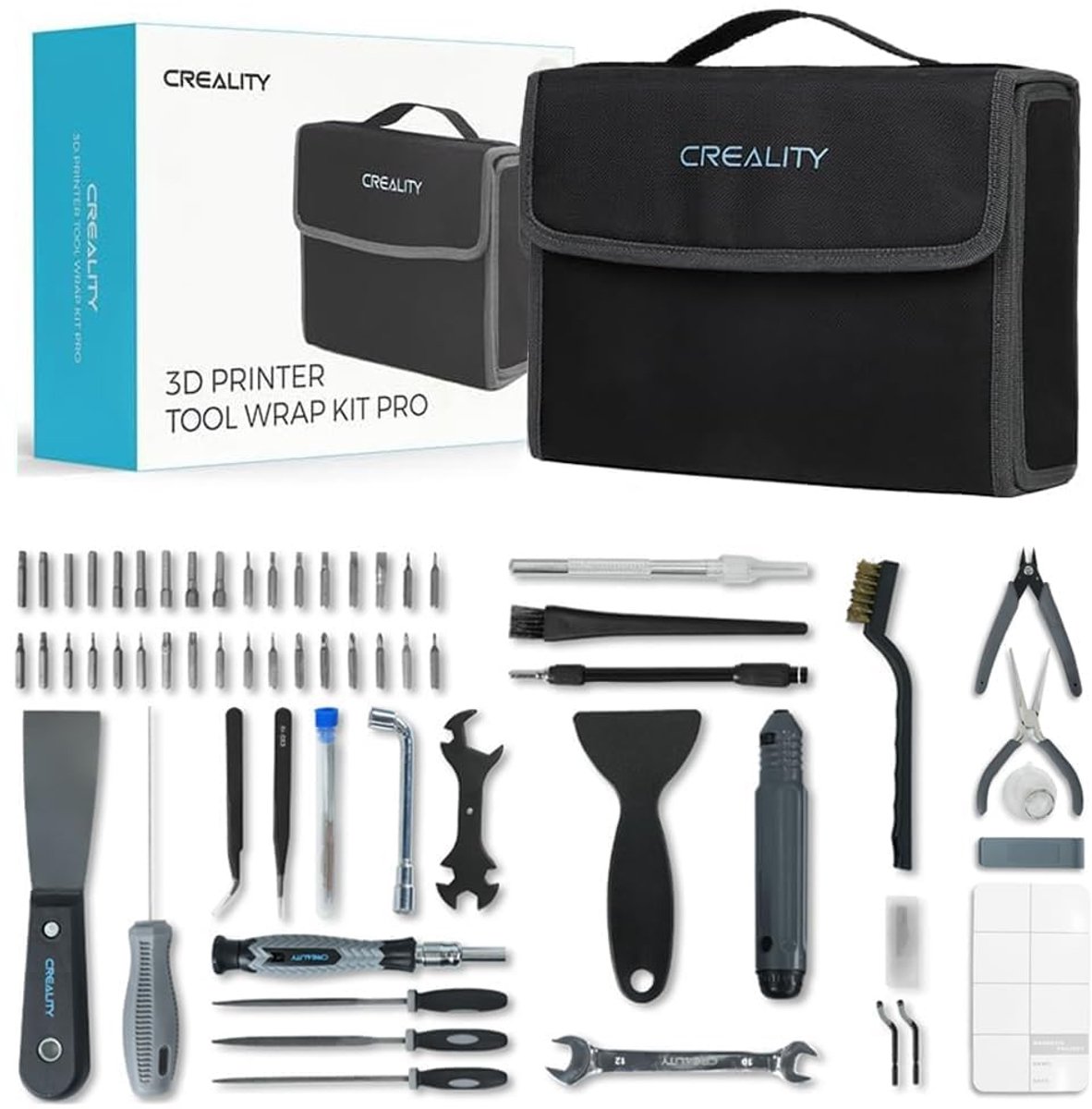 3D Printer Gereedschap - Accessoires Kit - Print Onderhoud - 74 Delige Set - 1.29 kg