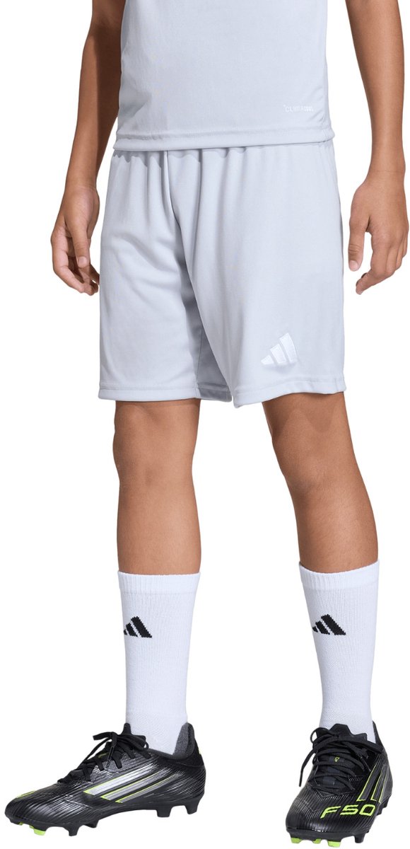 adidas Short Kinderen Entrada 26 Lichtgrijs - Maat 128cm