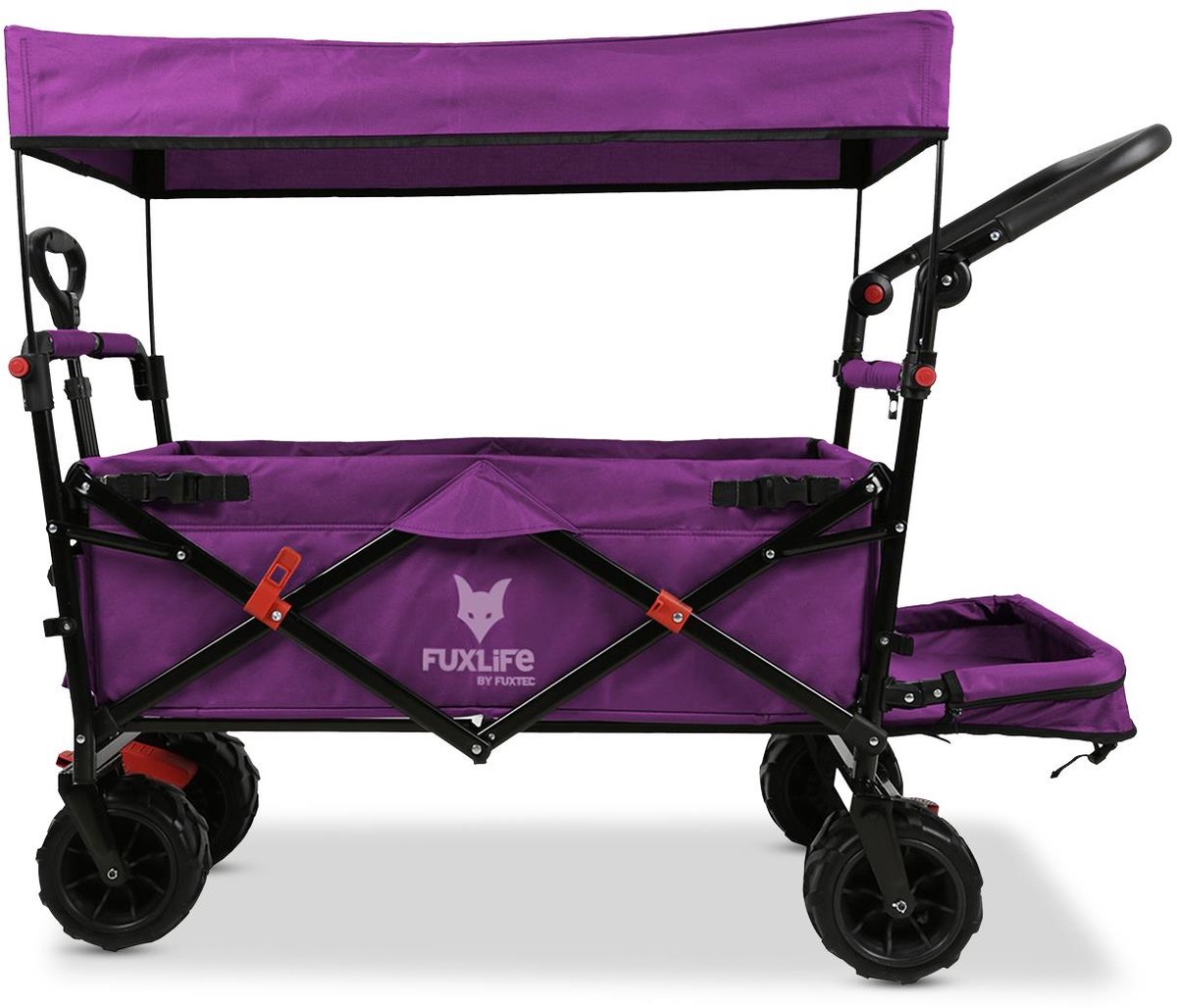 FUXTEC Bolderkar - Beach Cruiser - FX-CTB800 - paars
