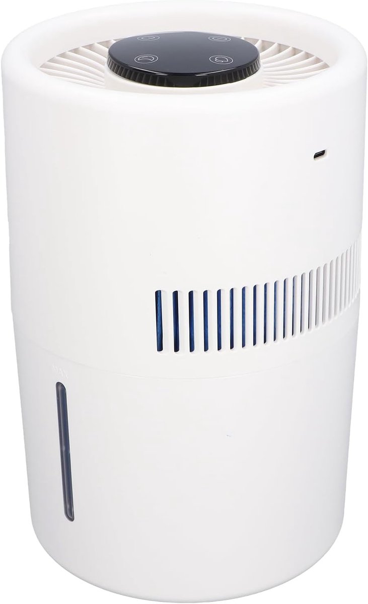 Luchtreiniger Luchtbevochtiger - 2 in 1 Apparaat - Frisse Lucht Thuis - Grote Watertank - 31x19x19 cm - Wit