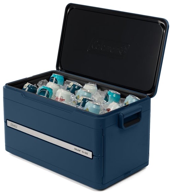 Coleman Snap ‘N Go Blue Sapphire 55QT Inklapbare Koelbox - 52 liter koelbox - Antibacterieel - blauw van Merkloos — afbeelding 3