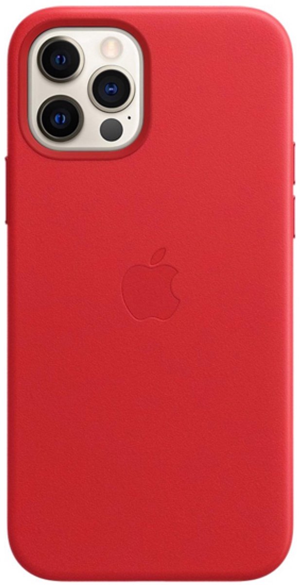 Apple - Leren hoesje - MagSafe - iPhone 12 (Pro) - Scarlet