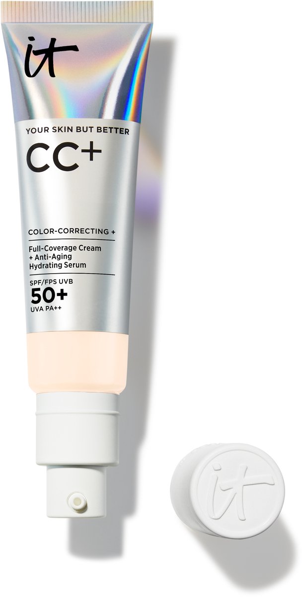 IT Cosmetics Your Skin But Better CC+ Cream SPF50 Foundation - Anti-Aging & Hydraterend - Fair Porcelain - 32ml
