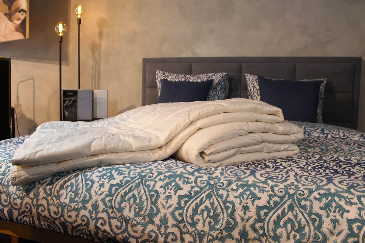 Luxe Wollen 4-Seizoenen Dekbed | Nuvaro 240 x 200 cm - Lits-jumeaux