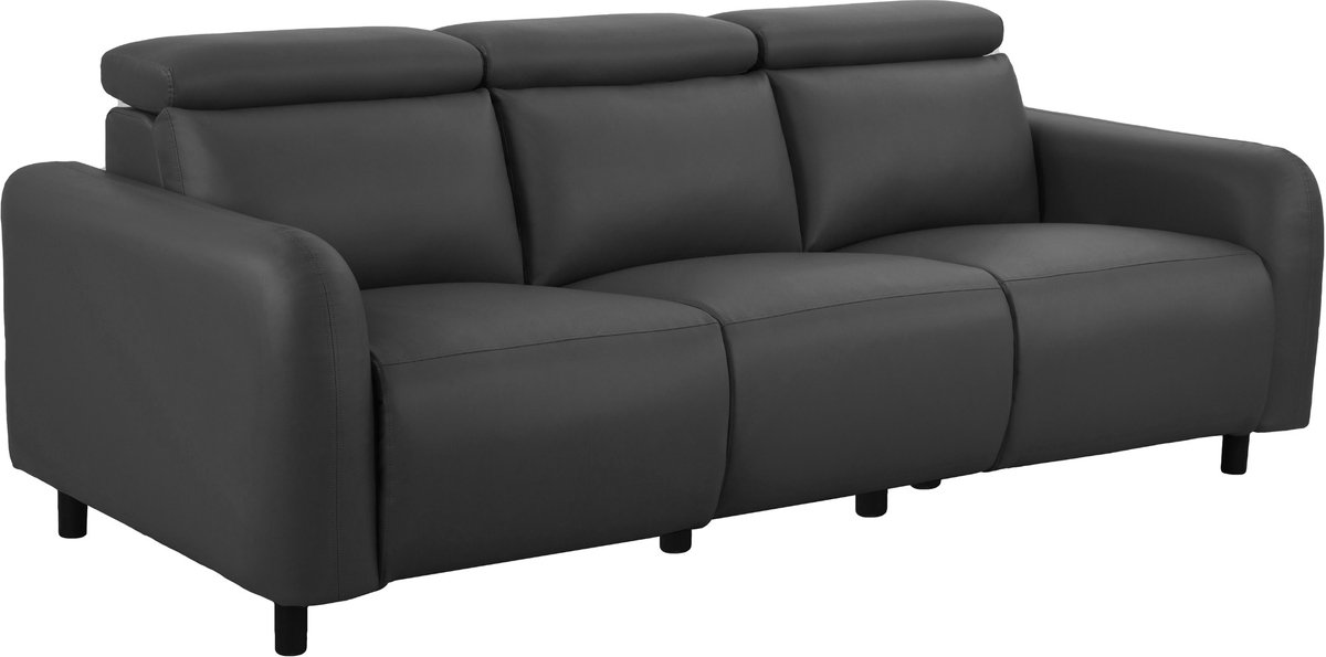 Notio Living Skaane-3-zits - 2 Relax - Grijs PU