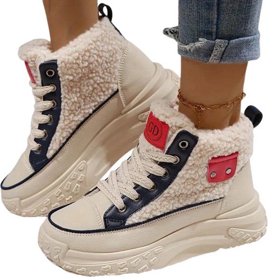 Livano Snowboots Dames - Sneeuwschoenen - Snowboots - Wintersport - Ski Gadgets - Blauw - Maat 37