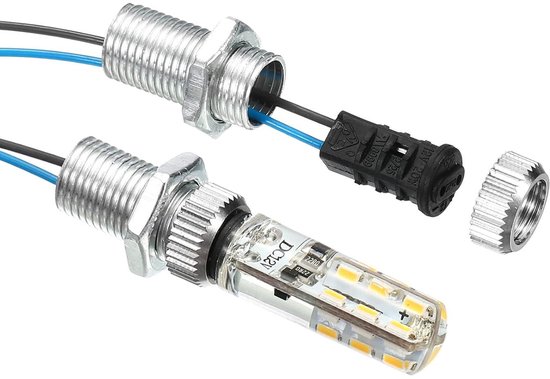 10st G4 LED-lampfitting, Keramische Lamphouder met 30cm Draad, Laagspanning 12V, Uitstekende Compatibiliteit voor Gloeilampen en LED-lampen