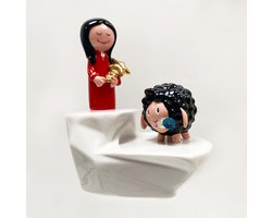 Alessi Kerst-Set-Figlio-Roccia-Nerona