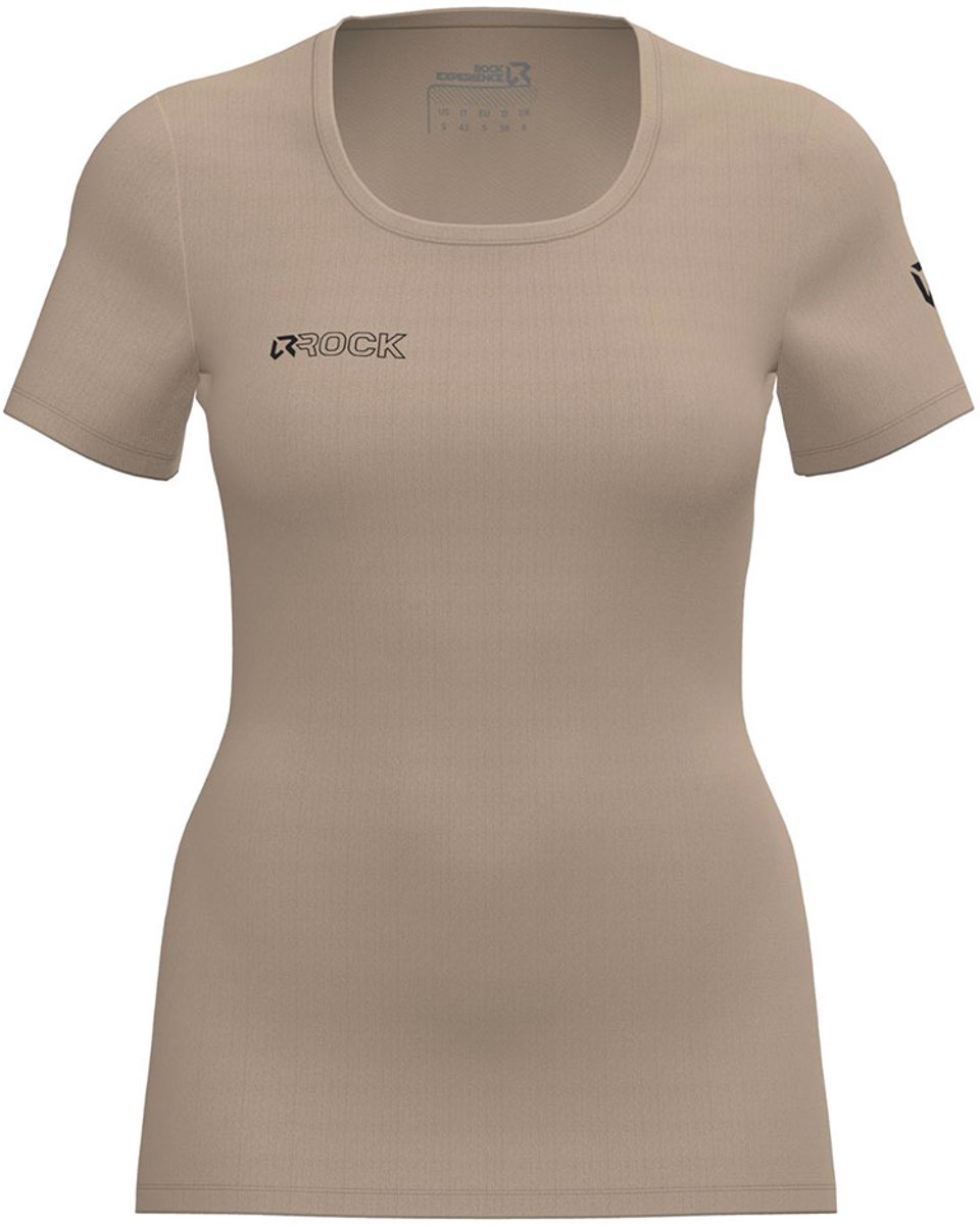 Rock Experience Corp T-shirt Met Korte Mouwen Vrouw Humus