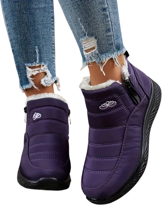 Bovista Snowboots Dames - Sneeuwschoenen - Snowboots - Wintersport - Ski Gadgets - Paars - Maat 40.5
