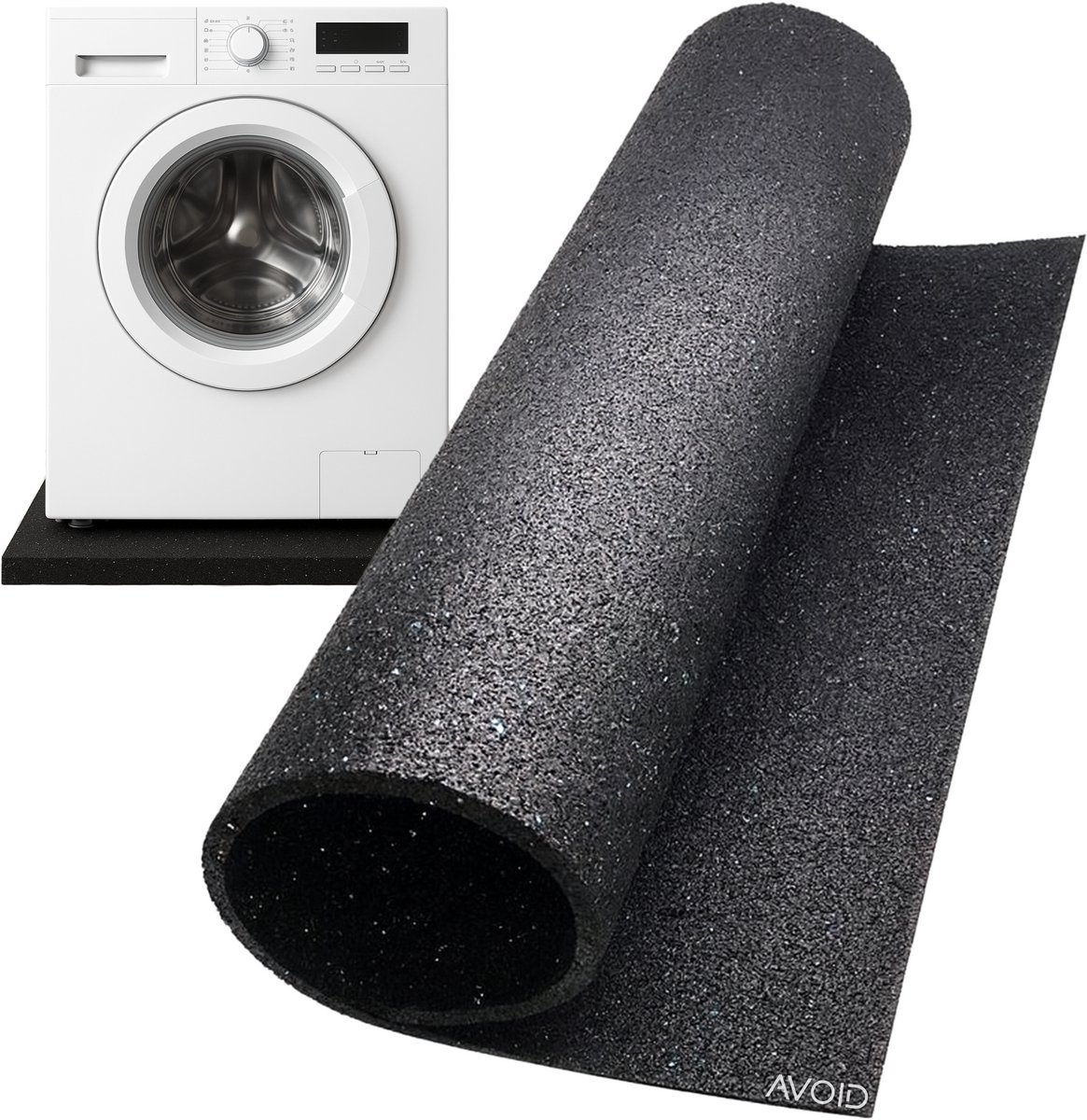 AVOID® Anti Tril Mat voor Wasmachine en Droger - Geluiddempend, Anti-Slip en Trillingsvrij voor Stabiele Apparaten