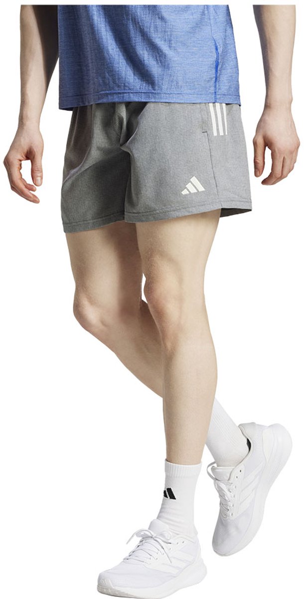 Adidas Own The Run 7´´ Korte Broek Man Grijs