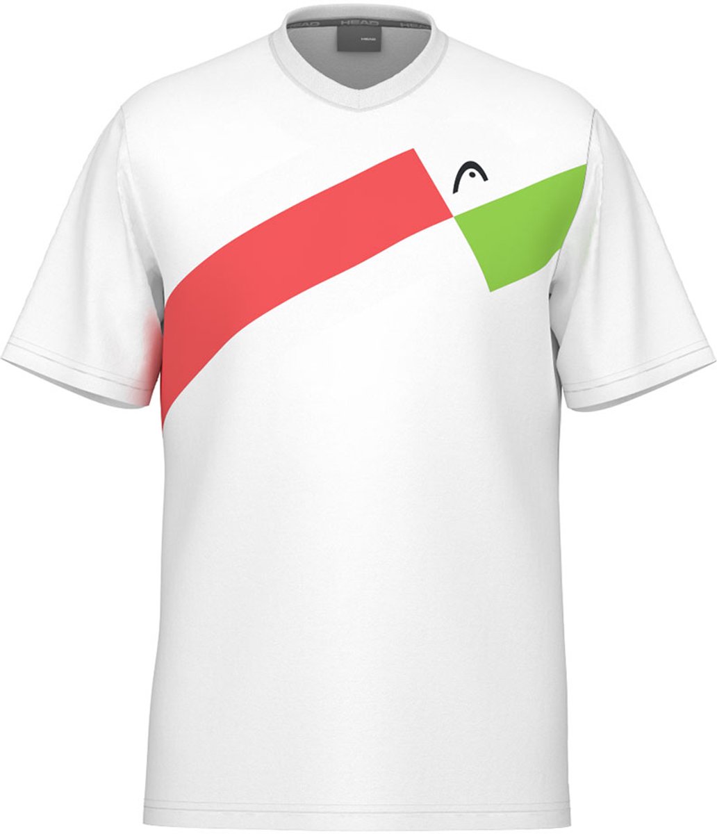 Tennisshirt HEAD Men Topspin Print Grapefruit / Pri