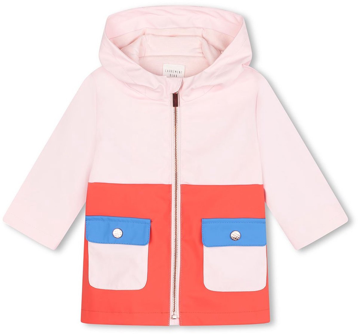 Carrement Beau Y30226 Jas 18 Months Meisjes Oranje