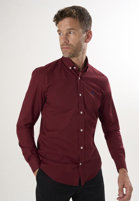 Chemise Felix Hardy - Chemises - 97% Katoen Bordeaux - M