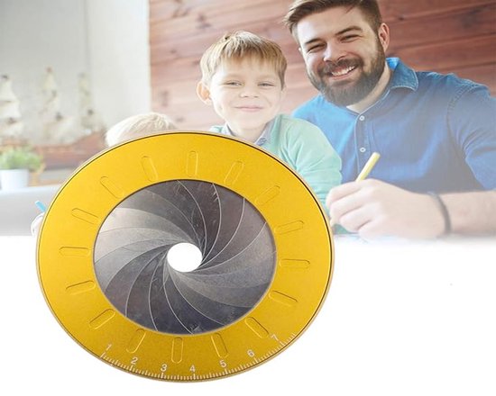 Foto: 1 stuk liniaal linialen cirkel tekensjabloon cirkelmaker patroon liniaal multifunctionele tekenliniaal multifunctionele meetkundeliniaal wiskundige tekenliniaal meetkunde tekenliniaal tekengereedschap roestvrij staal tekening maker
