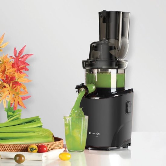 Kuvings Revo830 - Slowjuicer - Dual Big Mouth - Zwart