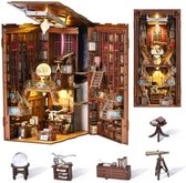 CUTEBEE DIY Miniatuur Huiskit, Boekenhoekplankinzet Met LED Verlichting, Onvoltooide Houten Boekenhoekkit Voor Volwassenen/Kinderen, Kerstcadeaus Voor Doe Het Zelf Liefhebbers Magische Apotheker Van 24,72 € | DHgate