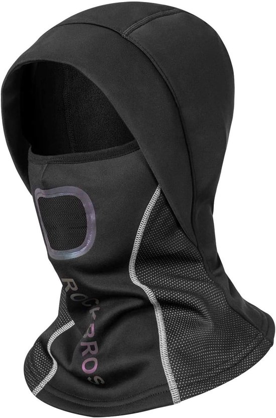 ROCKBROS Winter Bivakmuts - Balaclava Zwart - Motorcycle Helm Muts - Skimuts - Ademend - Windproof