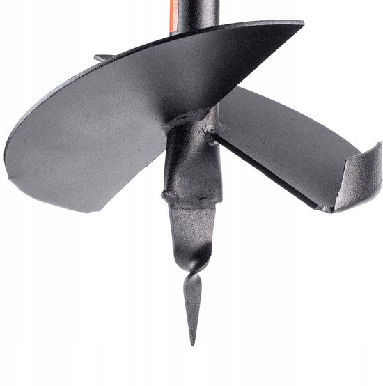KADAX Handboor, grondboor van metaal, grondboor met dwarsgreep, spiraalboor voor tuin, paalboor, plantenboor, bloembollenboor, paalboor (250 mm) van Merkloos	 — afbeelding 5