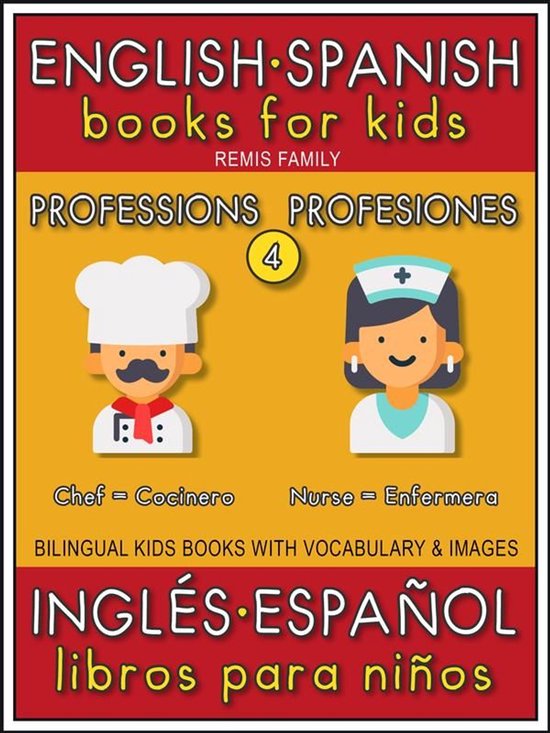 Bilingual Kids Books (EN-ES) 4 - 4 - Professions (Profesione ... - cover