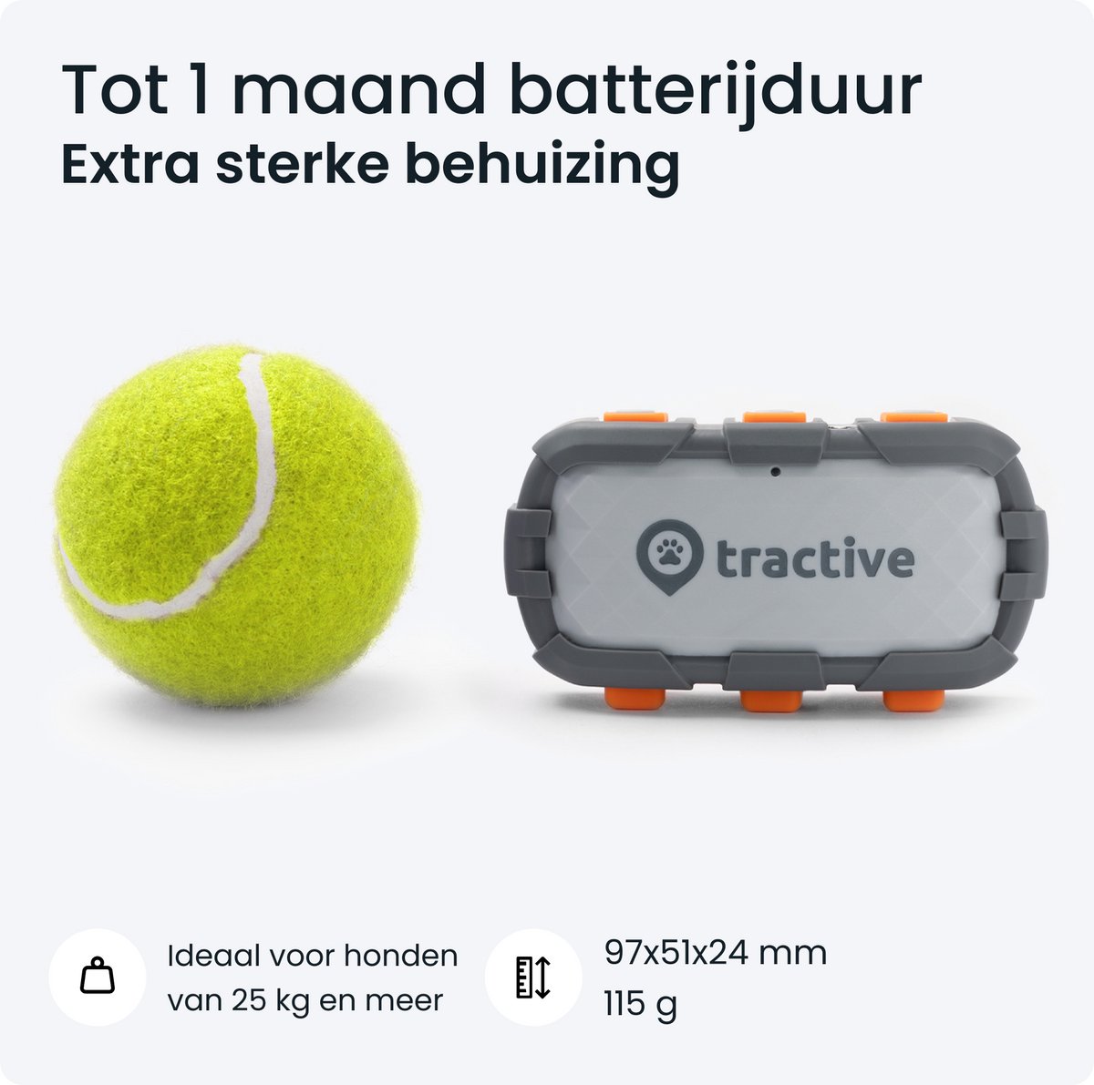 Tractive DOG XL Adventure Edition - Extra Stevig & Grotere Batterij thumbnail 3
